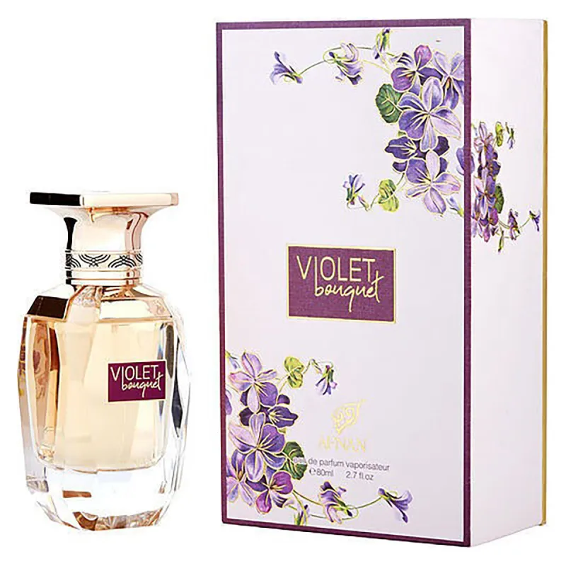 Afnan Violet Bouquet EDP 80ml original – VelourHaus Guatemala