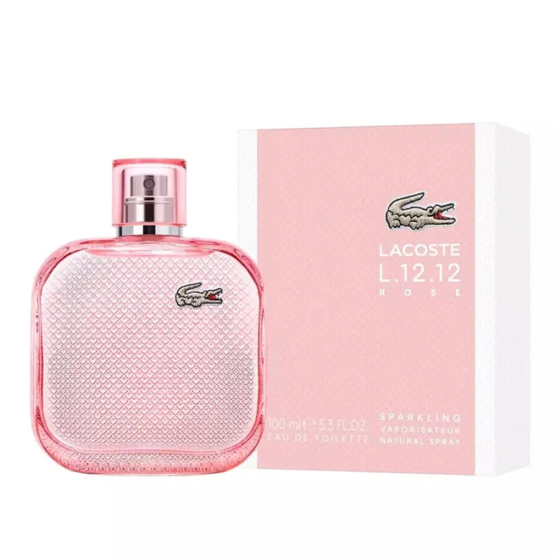 Lacoste L.12.12 Rose Sparkling EDT 100ml original – VelourHaus Guatemala