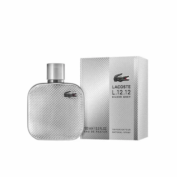 Lacoste L.12.12 Silver Grey EDP 100ml original – VelourHaus Guatemala