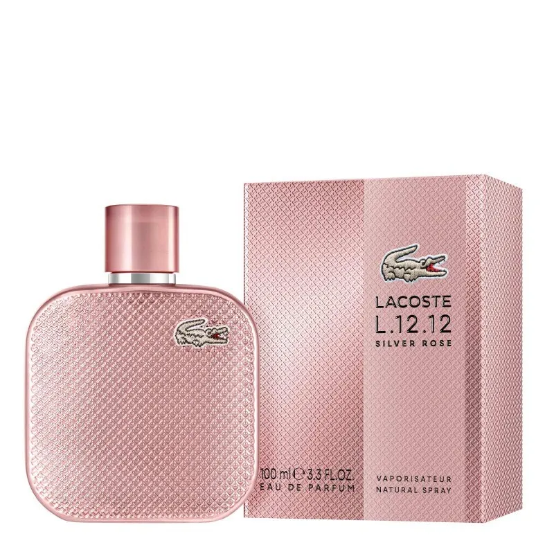Lacoste L.12.12 Silver Rose EDP 100ml original – VelourHaus Guatemala