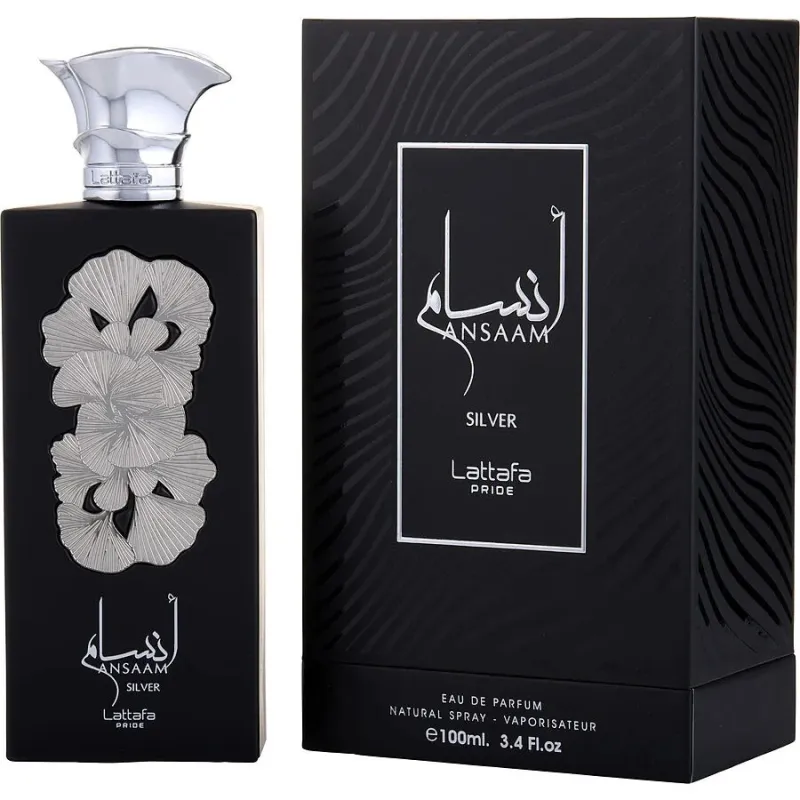 Lattafa Ansaam Silver EDP 100ml original – VelourHaus Guatemala