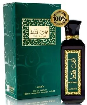 Lattafa Ente Faqat EDP 100ml original – VelourHaus Guatemala