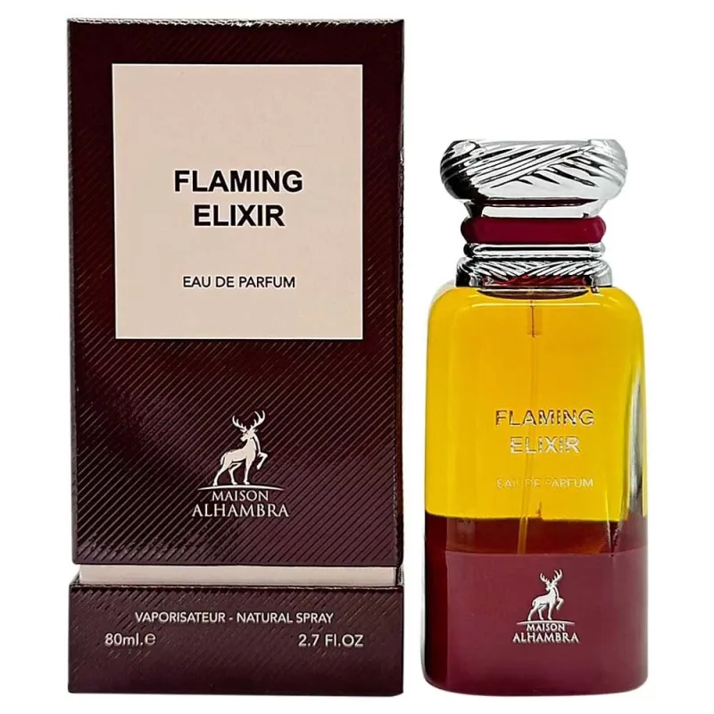 Maison Alhambra Flaming Elixir EDP 80ml original – VelourHaus Guatemala